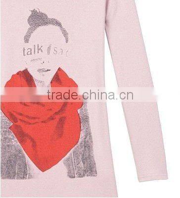 new design printed long sleeve t-shirt