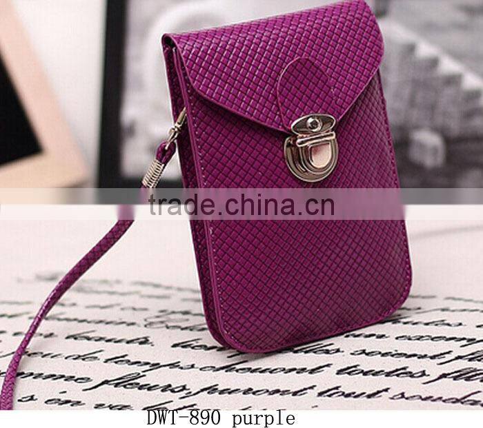 New Popular PU mobile bag for cell phone money credit card