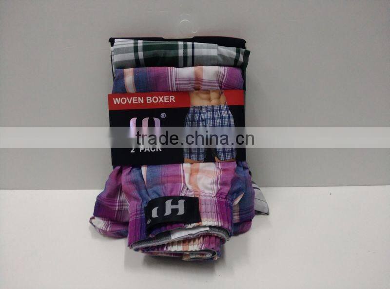 men woven boxer shorts
