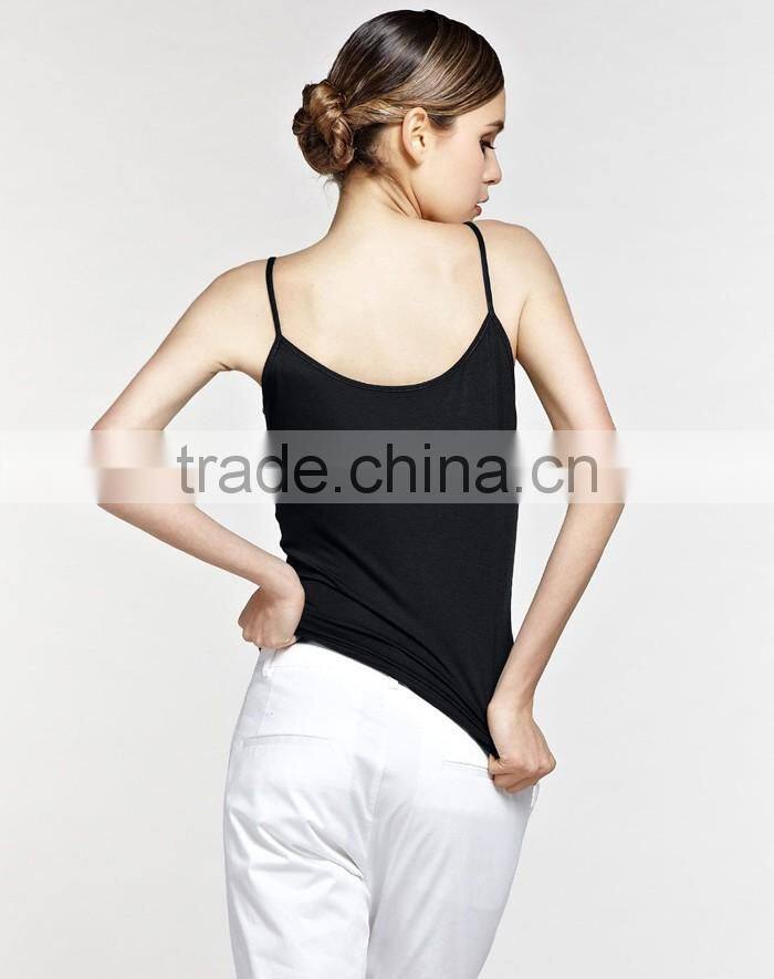 Wholesale plain back spaghetti strap tank top