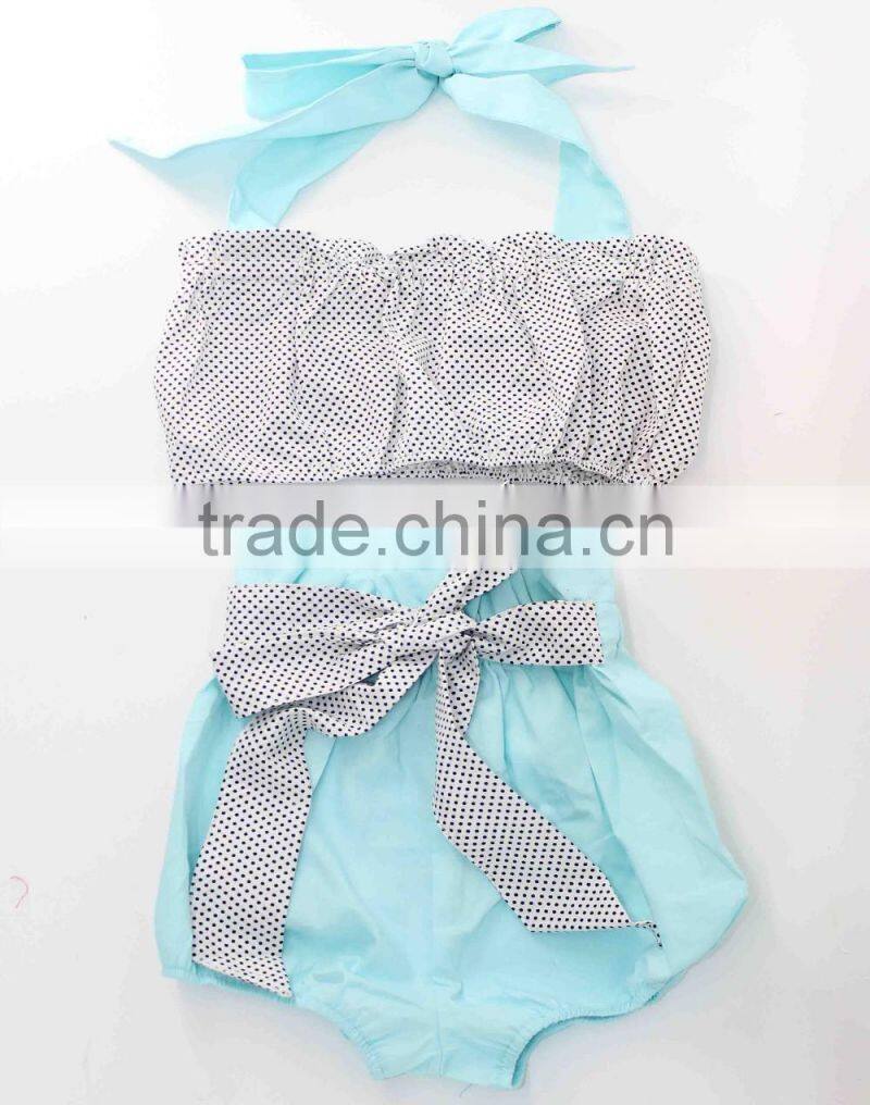 Fashionable macaron color baby swimsuit for 2017 summer wholesale