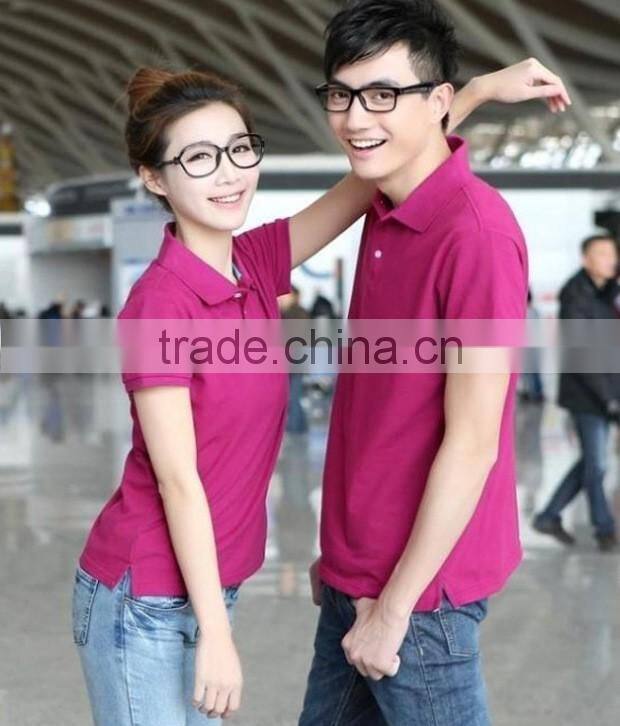 high quality cheap customized unisex's polo T-shirt