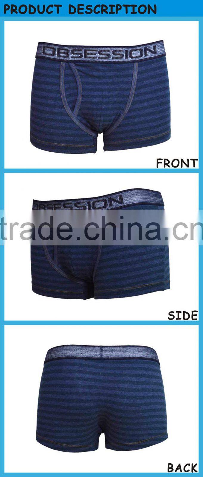 Free Samples Man Boxer Cotton Shorts Elastic Brand Underwear Suit