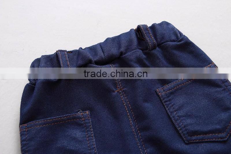 customize fashion kids boys fake oxford stretch pants