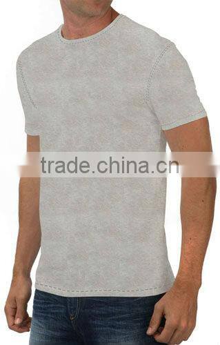 Plain Round Neck Single Jersey T-shirts/ Rib Neck T-shirts