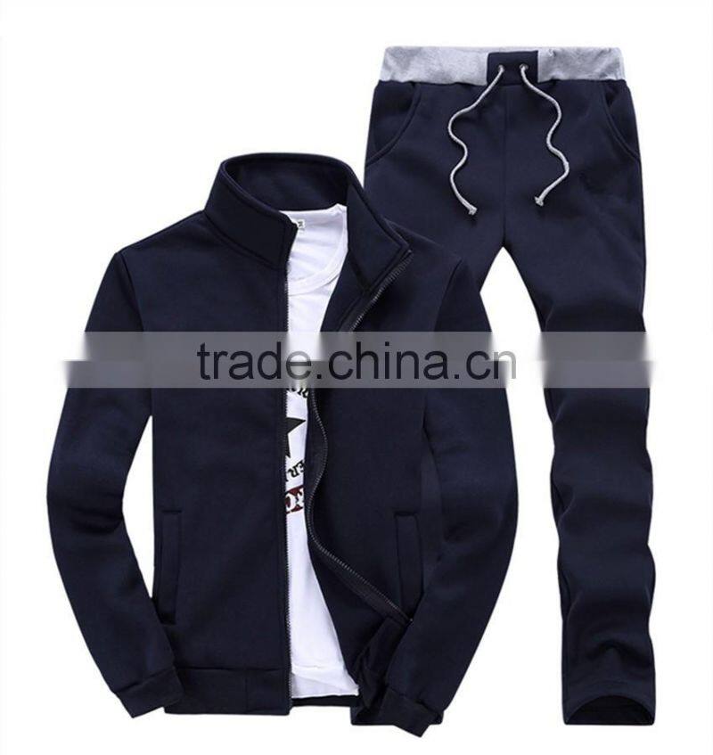 New design mens high quality sport sweat track suit