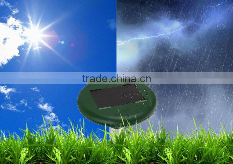 Outdoor Use solar powered sonic wave sound Vibration new AGTZ-08 ultrasonic snake repellent