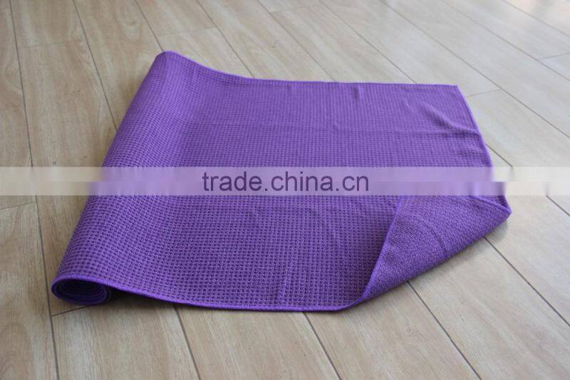 2017 hot sale machine Washable Yoga Towel With Non-slip Silicone Dots microfiber towel