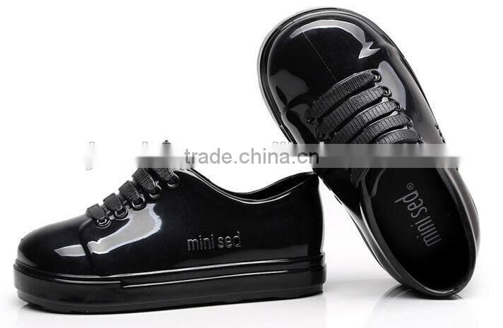 Kids jelly boots, melissa boots for girls, solid color mini melissa kids rain boots