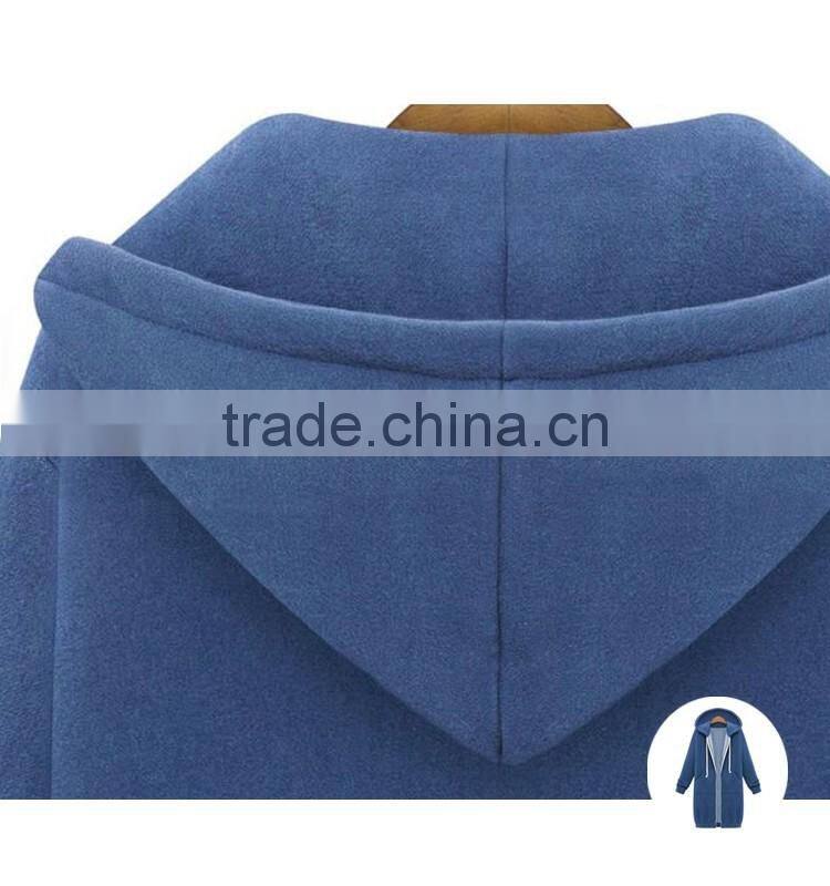 prom popular trend slim fit Elongated urban extra long hoodies/coat /outwear manufacturer