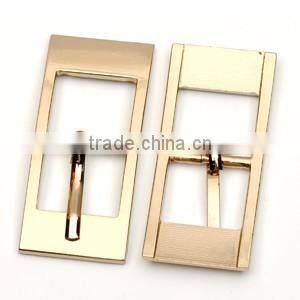 18mm metal alloy belt pin buckle rectangle buckle shinny nickle black gold bag belt accessories BK-027