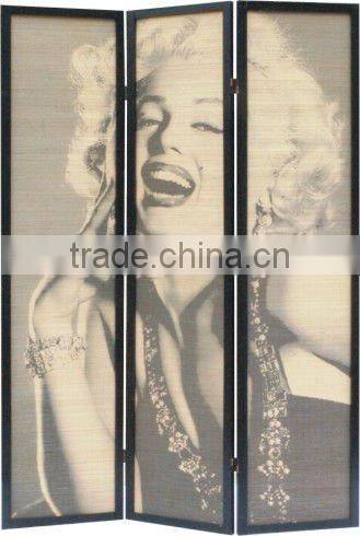 homedecor wooden folding screen / room divider