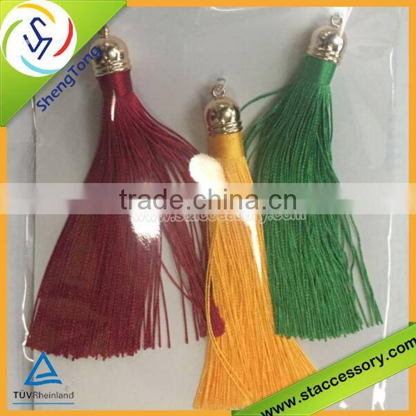 hot sale wholesale ring with tassel/colorful ring with tassel