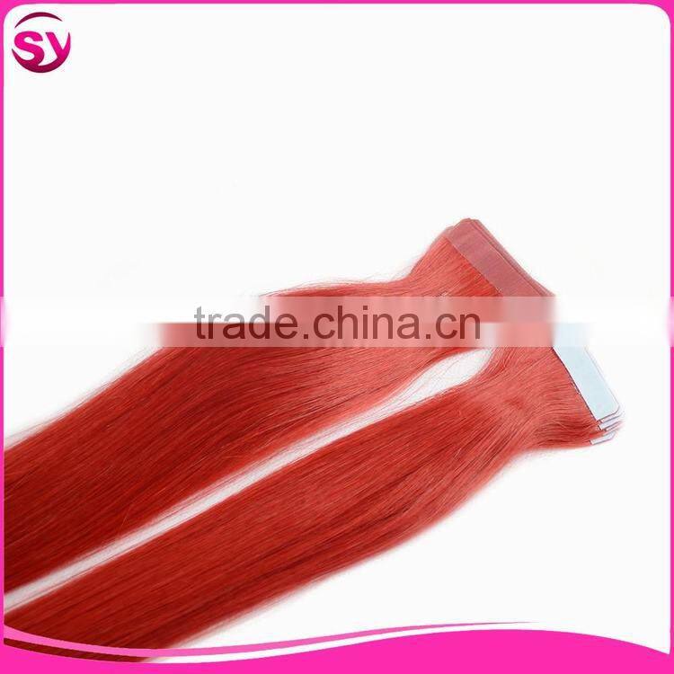 Wholesale Tape In Hair Extentions Natural Looking 100% High Grade Brazilian Human Tape Hair