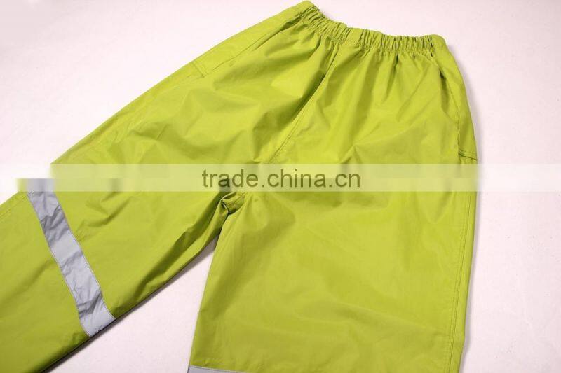 workers raincoat heavy duty/pvc two piece raincoat