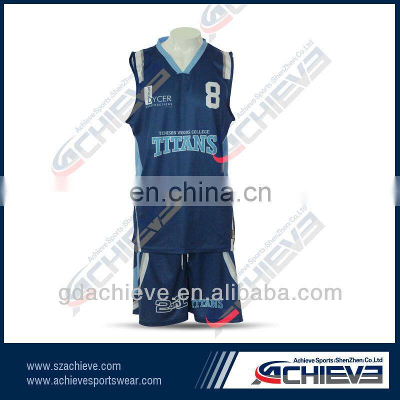 wholesale sublimated custom latest basketball uniforms design
