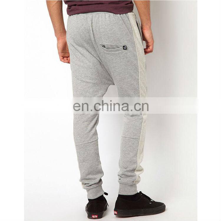 Wholesale Men Sweatpants With Zips Side Pockets Custom Skinny Fit Joggers
