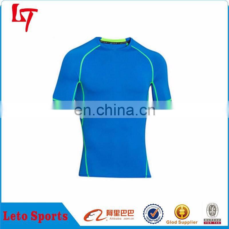 Custom Spandex Skins Compression Running Shirts