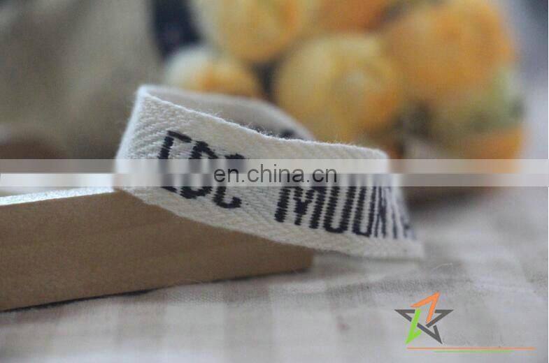 custom jacquard woven cotton ribbon