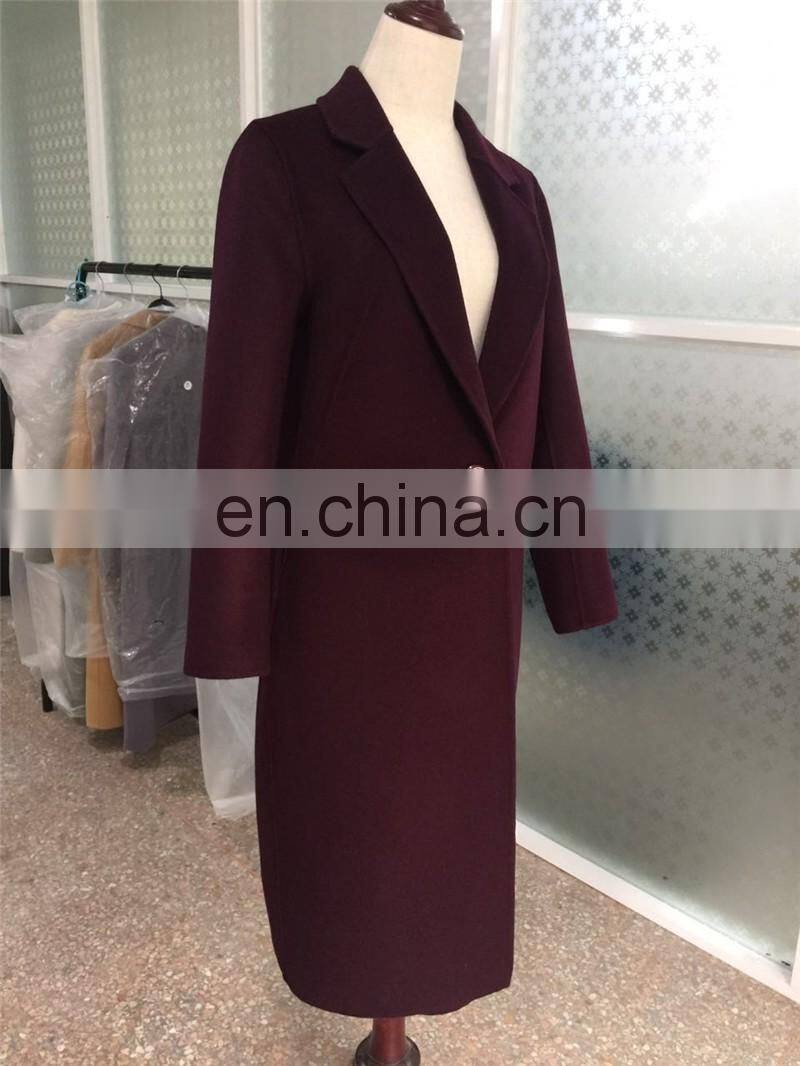 Korean Style New Fashion Wool Coat Winter Long Style Coat Wool Coat Women