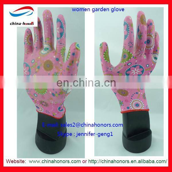 PU garden gloves/ladies garden gloves