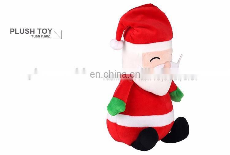 2016 Happy New Year Lovely Plush Christmas Santa Claus Toys