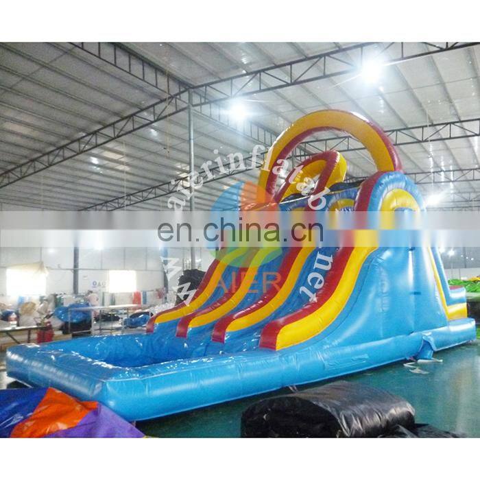 Giant water slide baby kids outdoor toy inflatable slide for kids and adult play