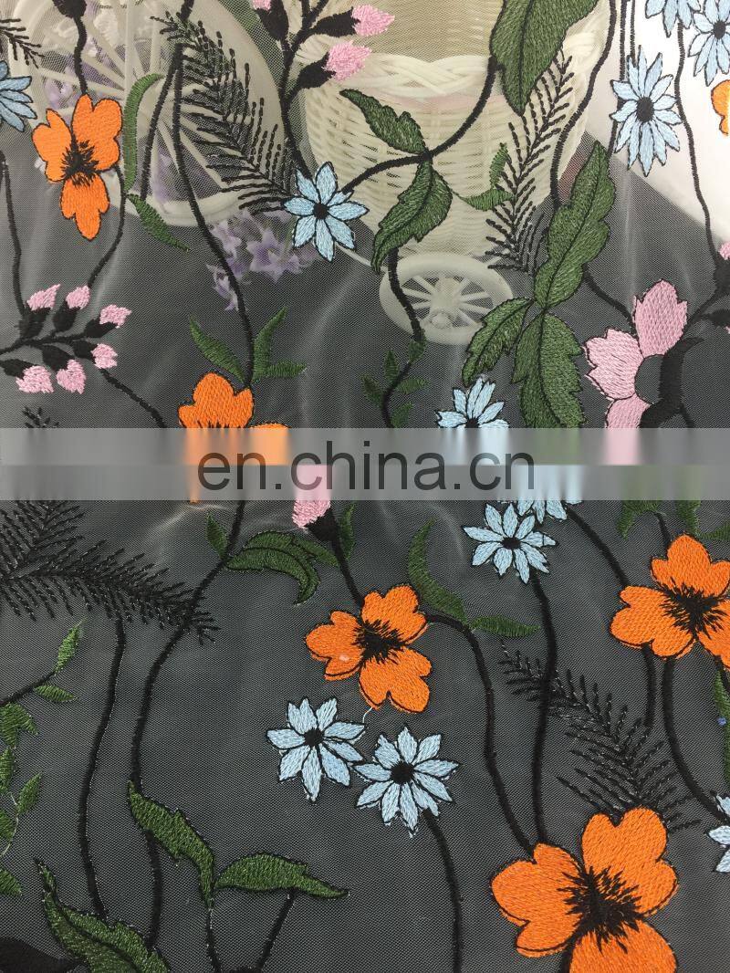 Eco-Friendly Customerized Color lace fabric