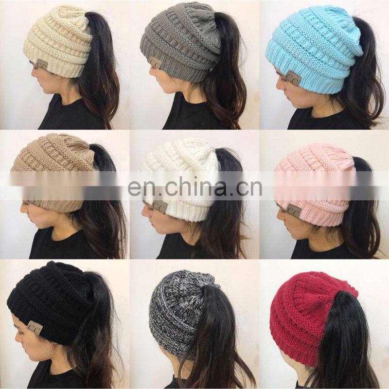 Outdoor Beanie Winter Knit slouch Women ladies hat