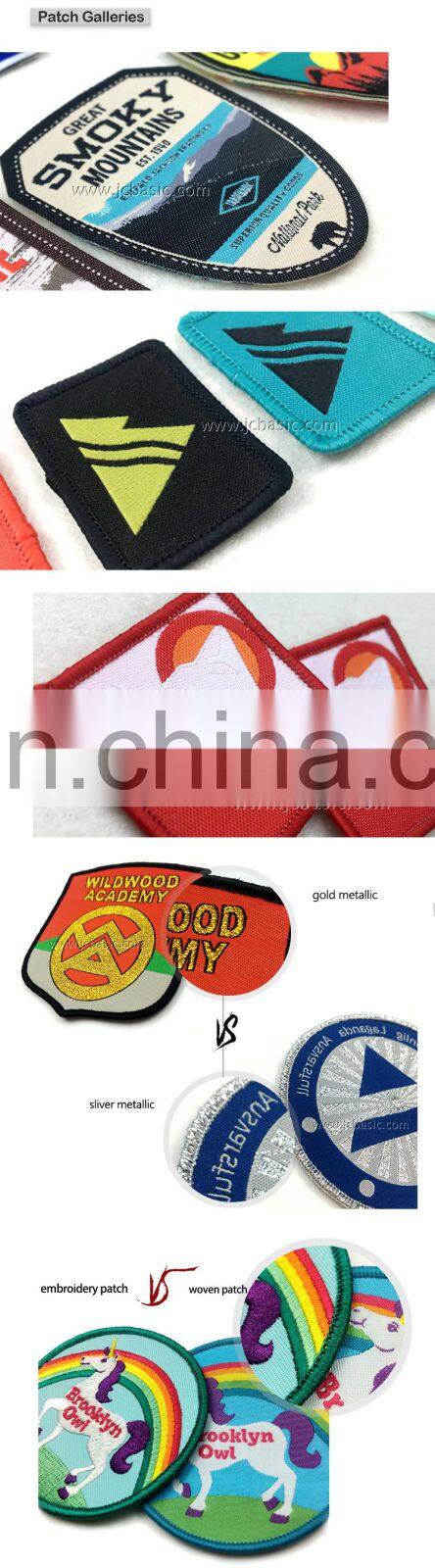 High quality woven badge / patch factory price