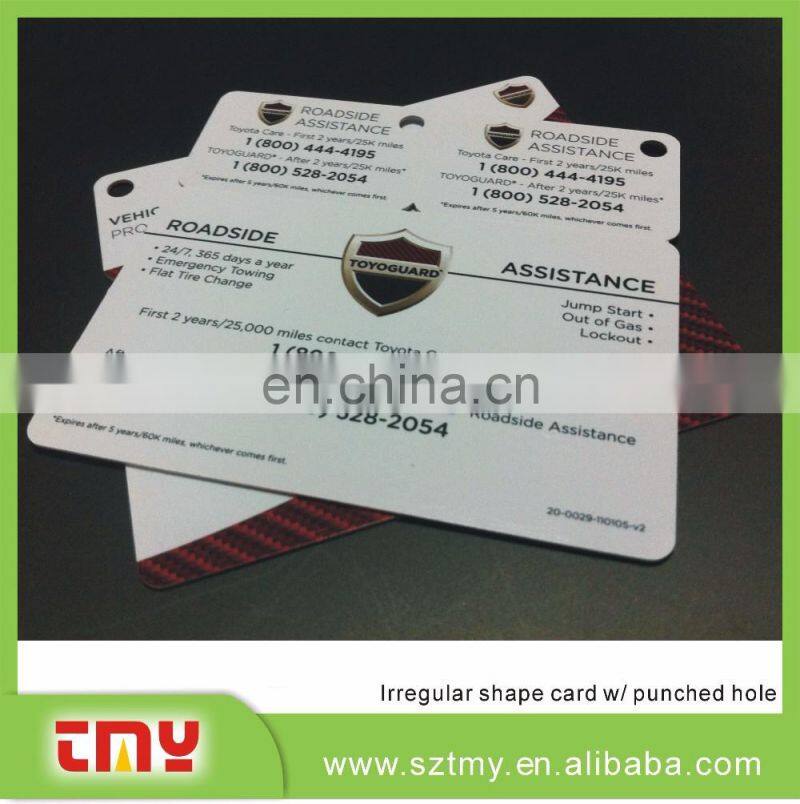 Custom plastic pvc barcode key tag,combo cards for sales
