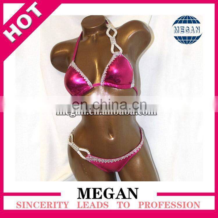 2014 new design wholesale rhinestone bikini connector