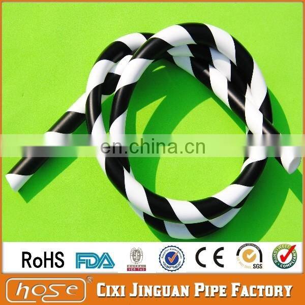 11x17mm Non-Toxic Double Color Durable Aluminum Smoking Pipe Wholesale Hookah Hose / Silicone Hose Shisha Silicone Hookah Hose