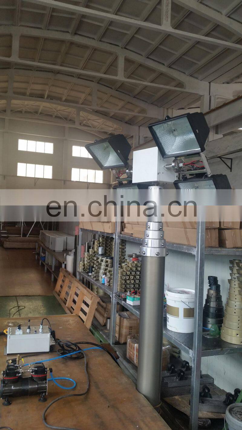 telescoping high mast lighting tower