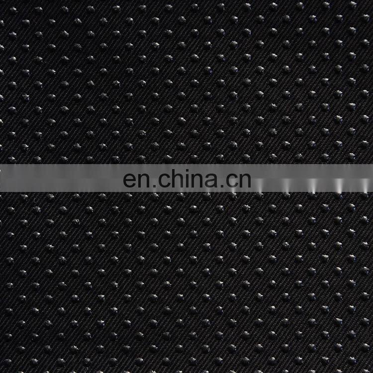 Good Quality 100% polyester dotted anti slip fabric for car seat