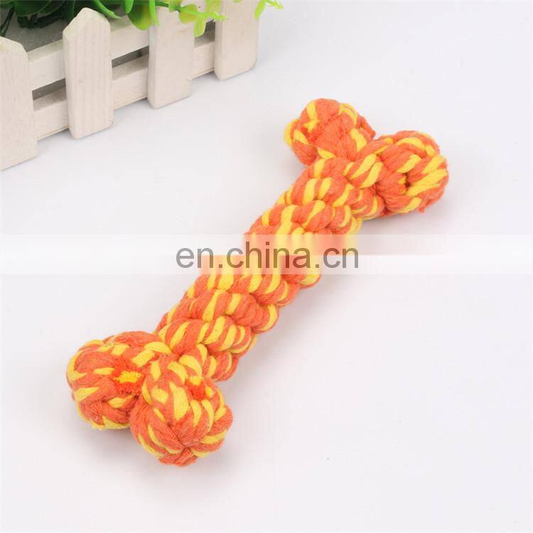 Multiple Types Pet Variety Health Benefits Strong Chew bone cotton rope dog toys