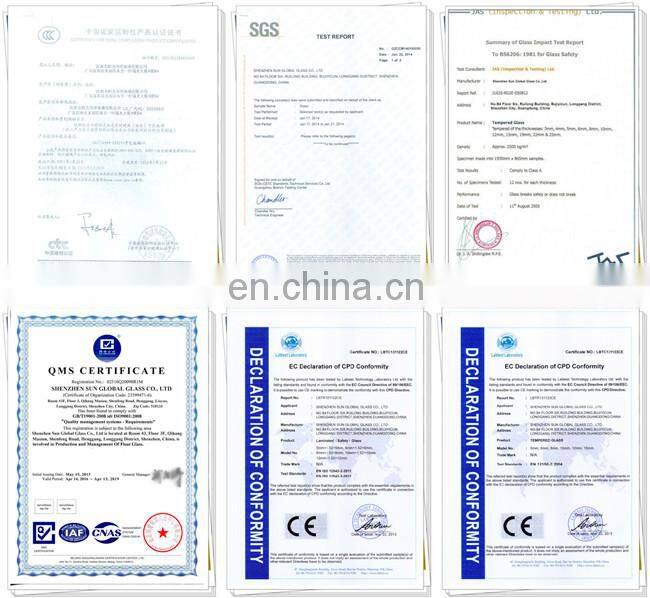 China high quality hot sale PDLC switchable privacy smart glass shower door suppliers