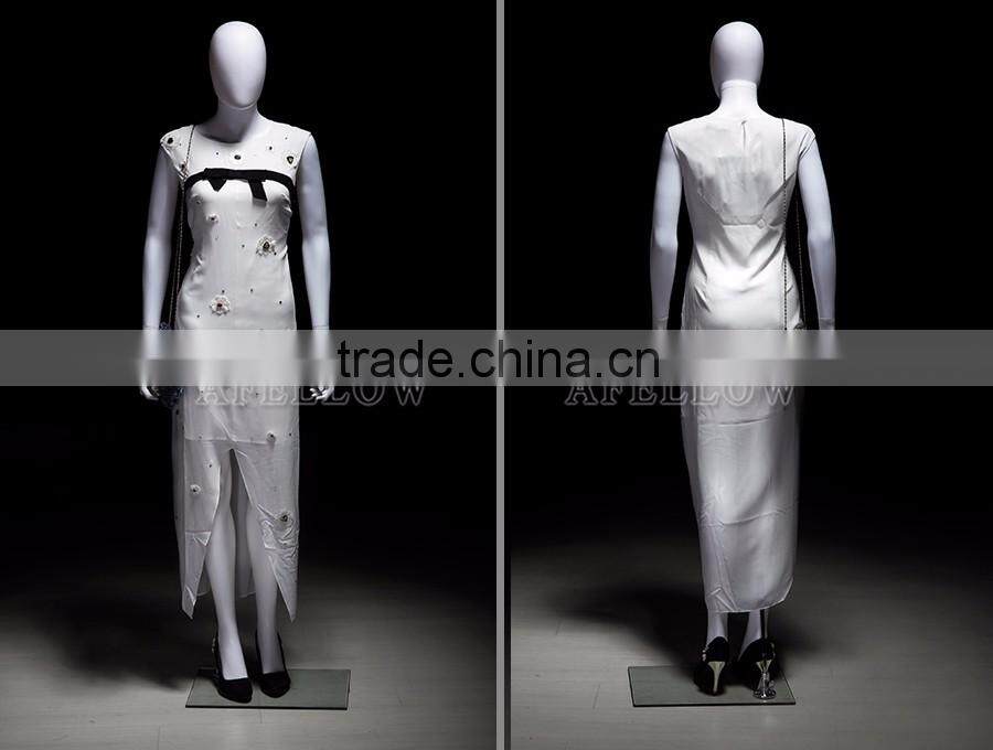 Abstract White female full body plastic women mannequin SF6W