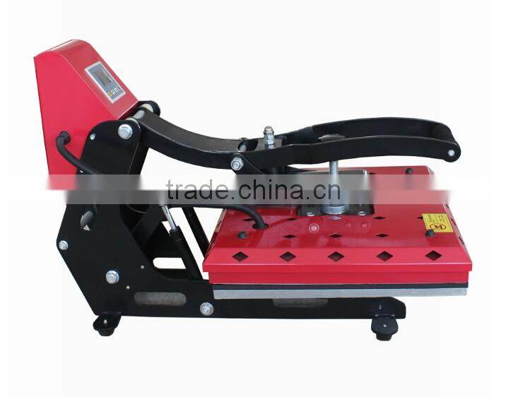 2016 New Auto Open Heat Press Counting Press Number Function LCD Controller Auto Alarm Heat Press Machine