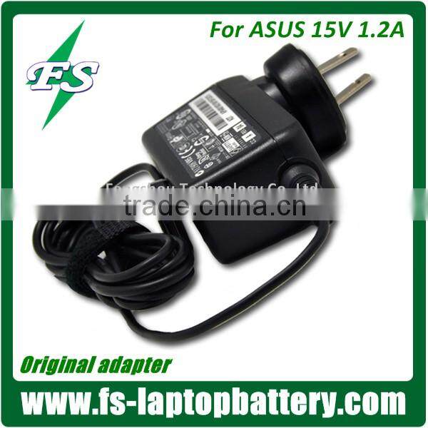 Newest 18W AC Adapter for Asus 15V 1.2A laptop adapter charger Transformer TF300T TF700T T101 T201