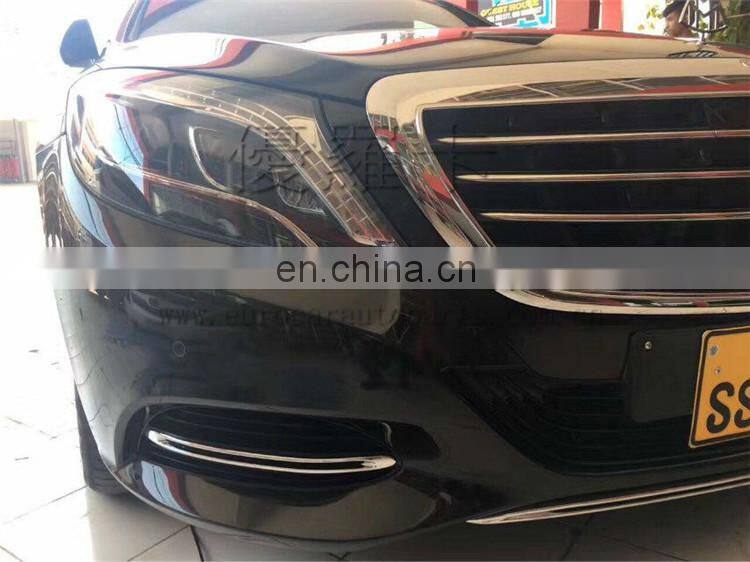 S class w222 MAY-BACH emblem muffler tips body kit for s450 s500 s560 s600 to S63 S65 may- bach logo sticker
