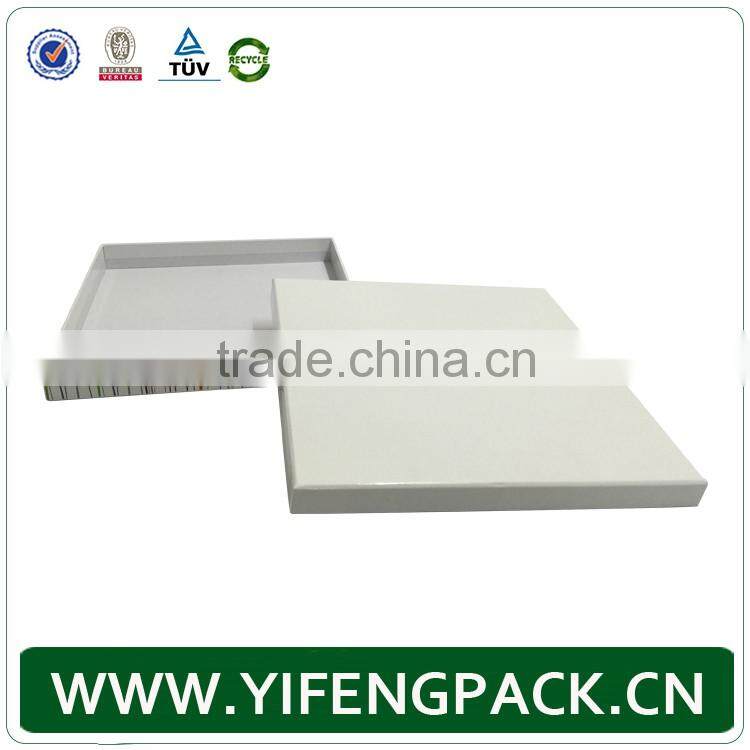 custom white cardboard paper packaging t-shirt box
