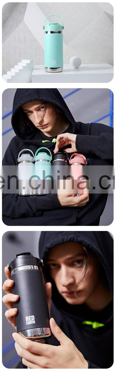 316 Stainless Steel Vacuum Water Cup 550 ml 2020 Double Wall Wholesale factory Flip-open Straw Insulated Water Bottles