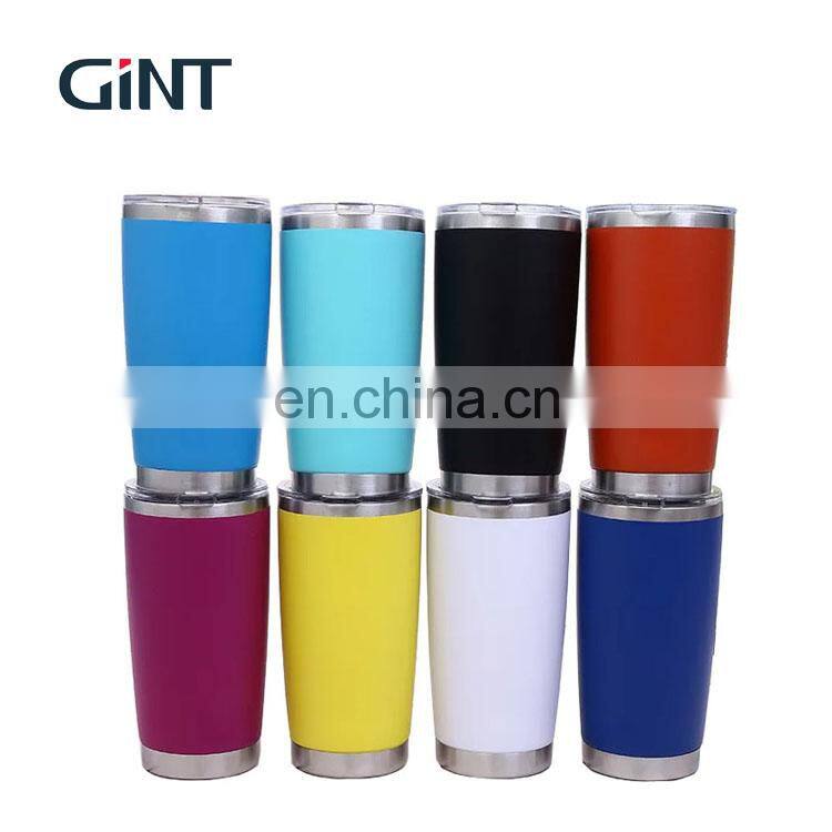 GINT 20 oz Colorful Coffee Sublimation Mug with Lid double wall Tea Cup Insulated Tumbler 304 stainless steel