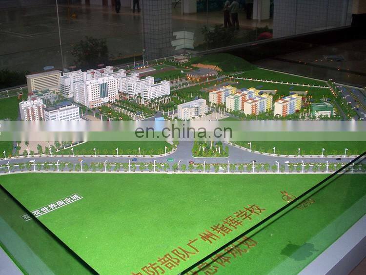 Simple school architecture scale models in property