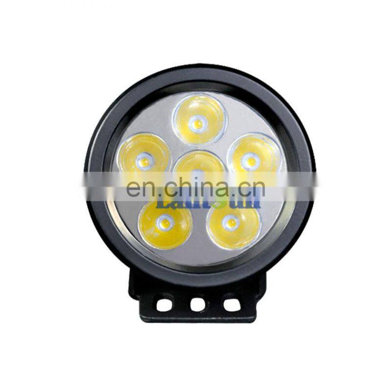 led lamp spotlight factory supplies Lantsun Led lighting 3.5 inch LED work light 10-30V 6x3w 18W IP68 aluminum alloy