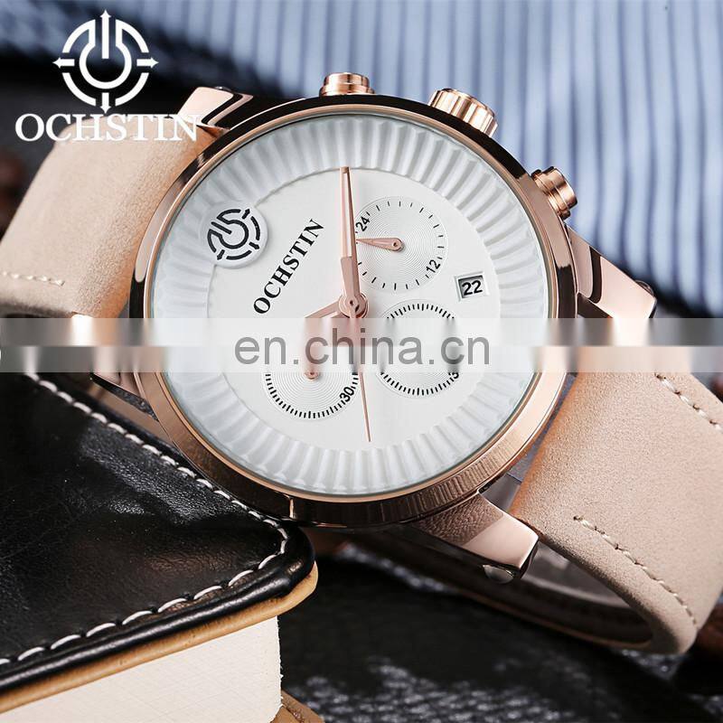 OCHSTIN GQ052C men High Quality Quartz Movement Hand Watch Waterproof Alloy Analog New Fashion Wristwatches
