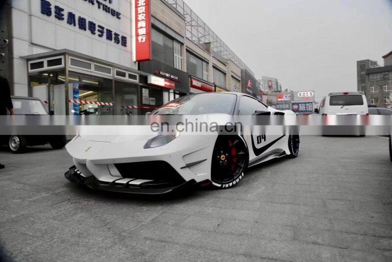 Runde Misha-Design For Ferrari 488 GTB Perfect Fitment Body Kit Front Bumper Rear Bumper Hood Side Skirt Spoiler