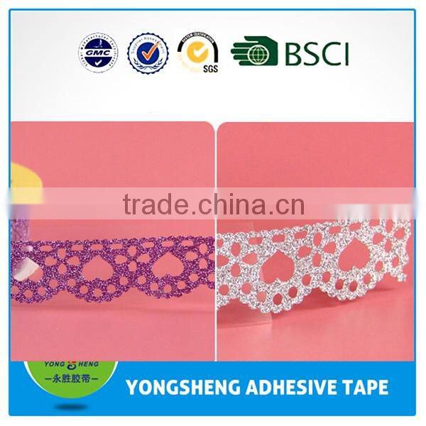 Glitter shine decoration scrapbook adhesive tape