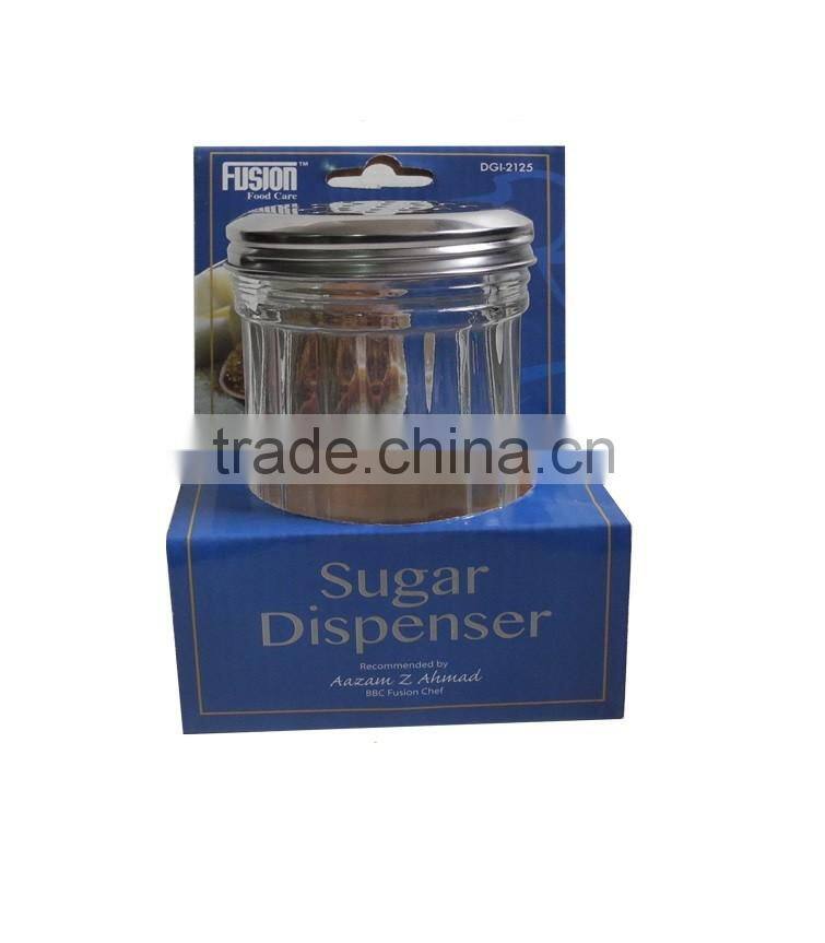 Hot selling glass powder sugar dispenser wholesale